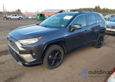 2019 Toyota Rav4 Hybrid Xse из США, поврежденный, VIN JTMEWRFV4KD513534